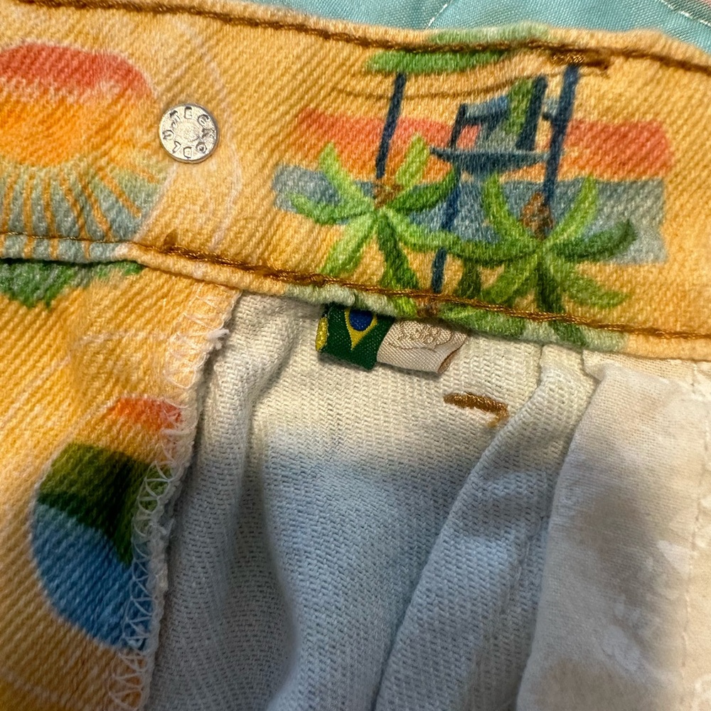 FARM Rio Multicolor Tropical Jean Shorts - Picture 6 of 6
